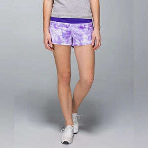 Lululemon Athletica Run: Speed Short 2-way  Stretch Shorts Sz 8